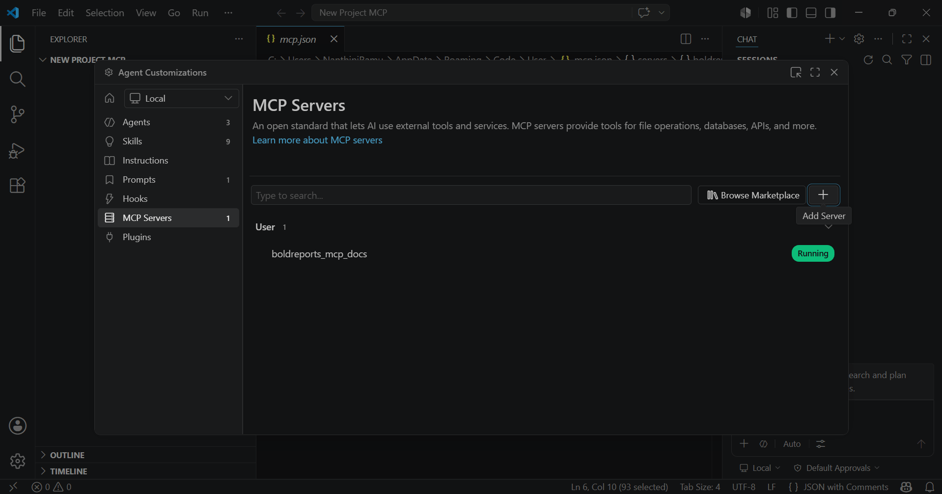 Connect IDE or AI