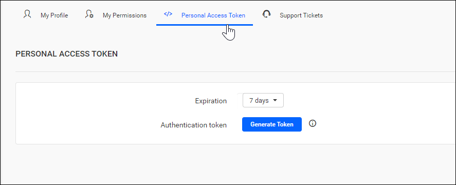 Access Token Tab