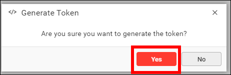Token Confirmation