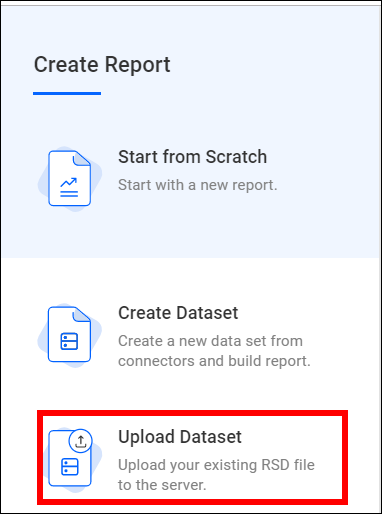 Upload DataSet