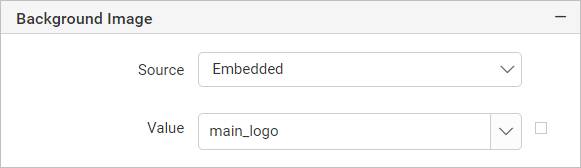 Embedded value as image