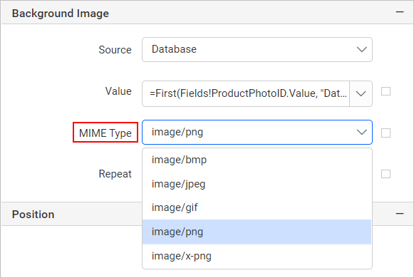 MIME property