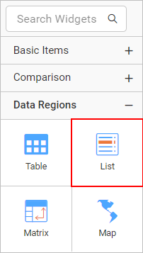 List item listed in item panel