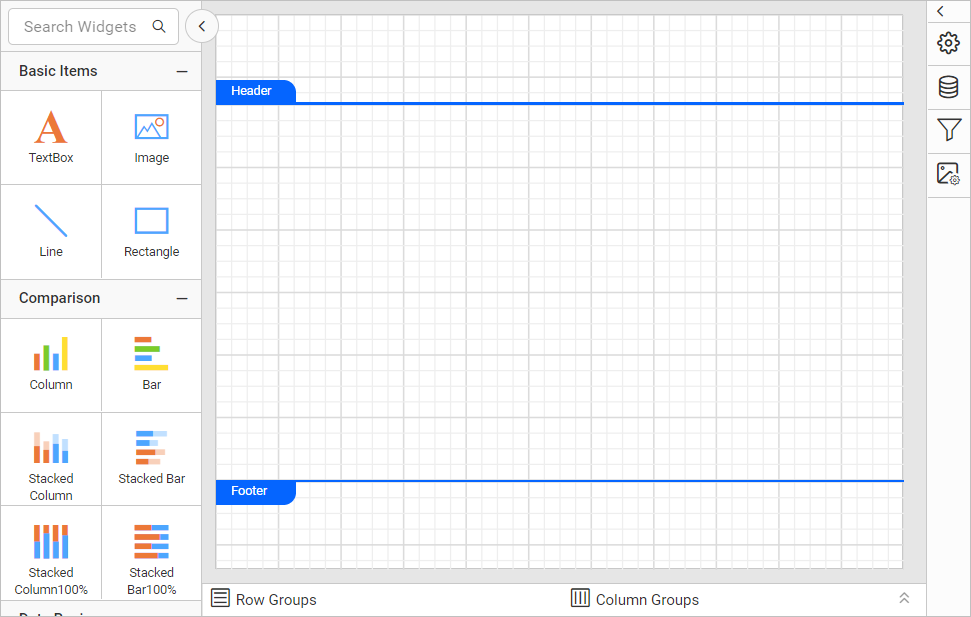 Rectangle listed in item panel