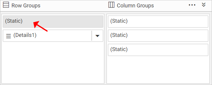 Open group menu