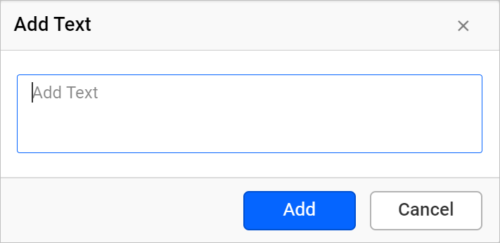 Sort dialog