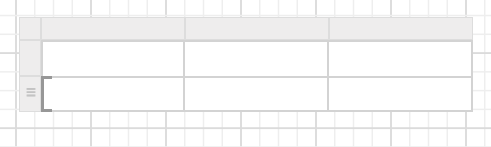 Tablix item with properties view