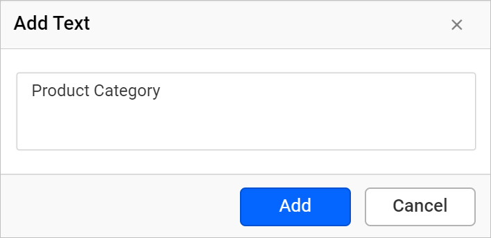 Sort dialog