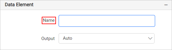 Data element name property