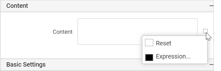 Label text variation