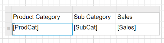 Adjust row height of the table
