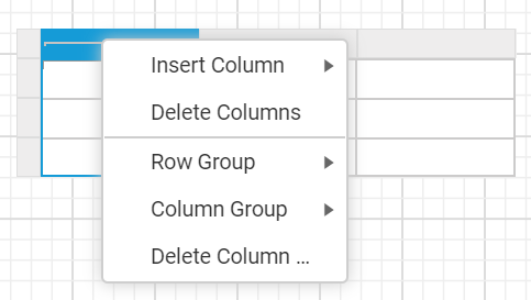 Tablix listed in item panel