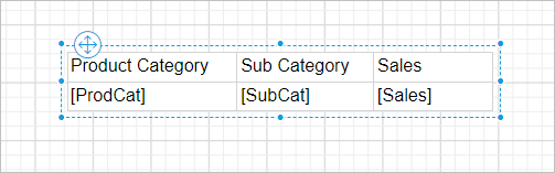 Adjust row height of the table