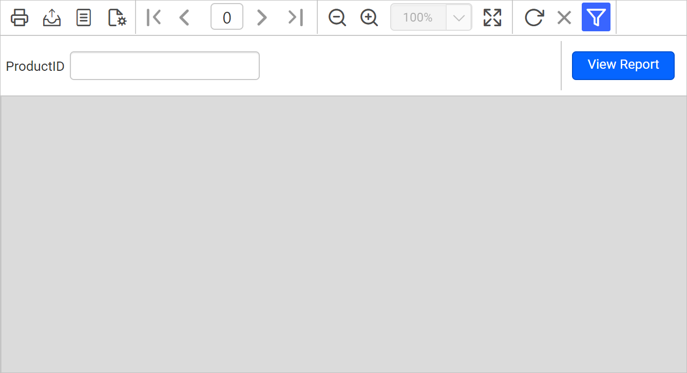 Textbox parameter type