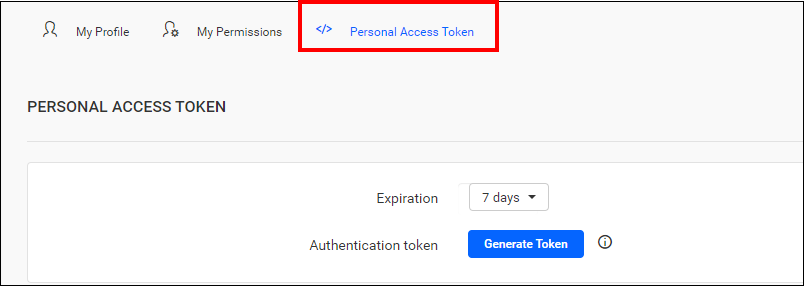Access Token Tab