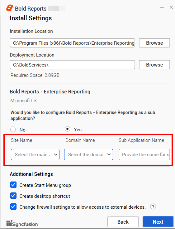 Subapplication_select