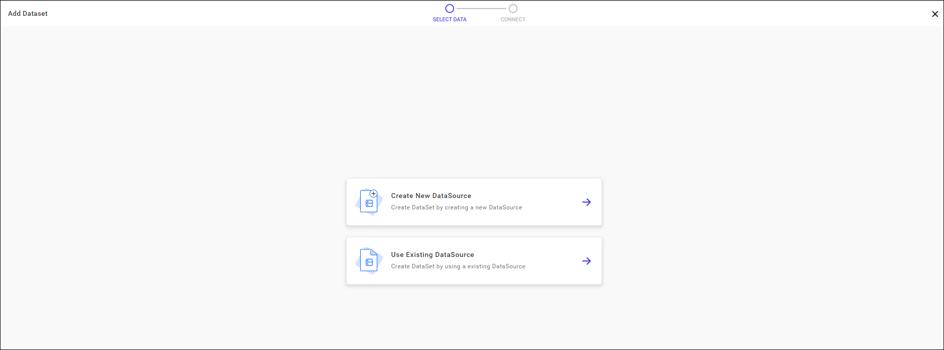 Data source listing
