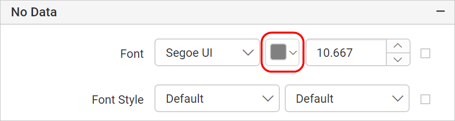 Font color