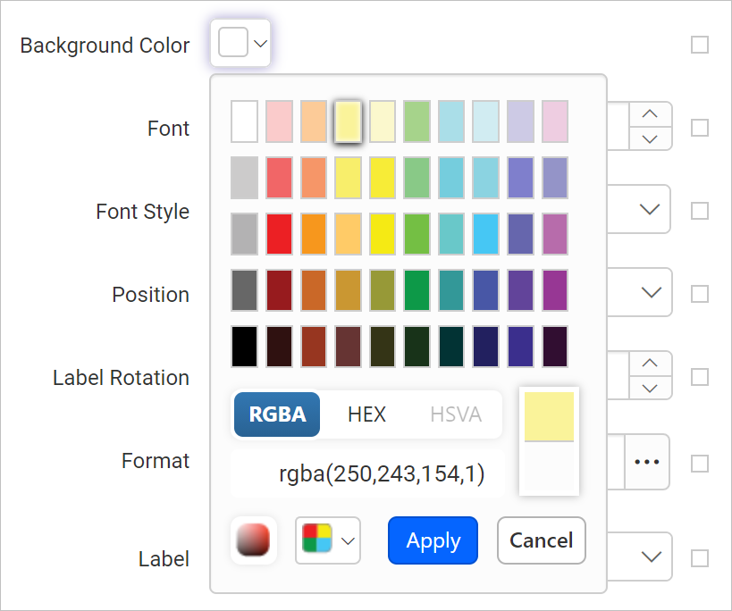 Baclground color
