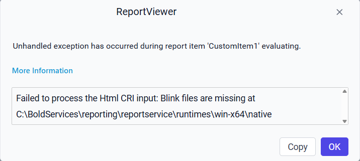 missing blink files