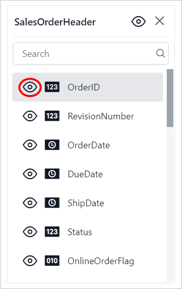 Exclude icon