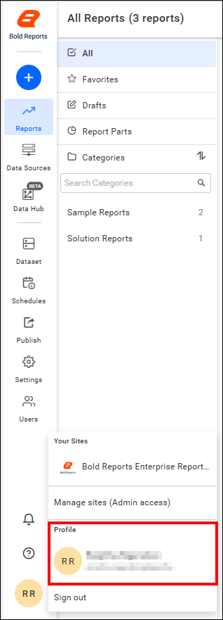 View user profile details