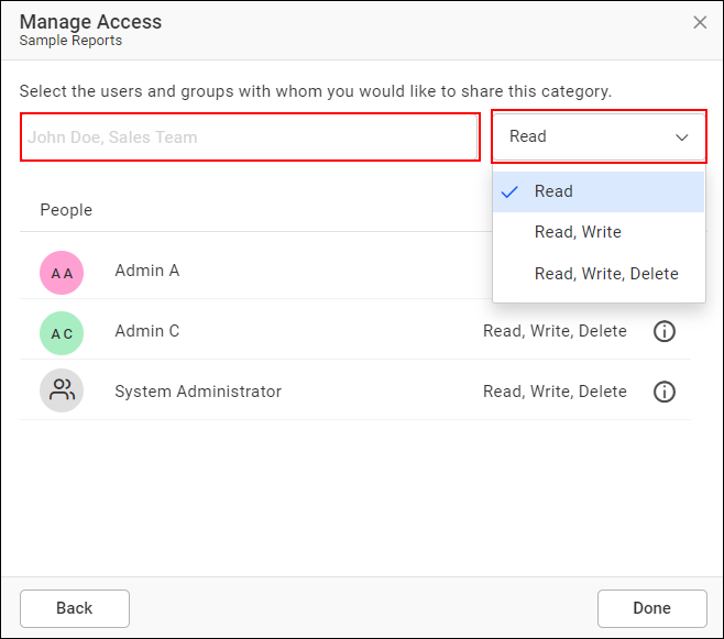 Add permission to Category