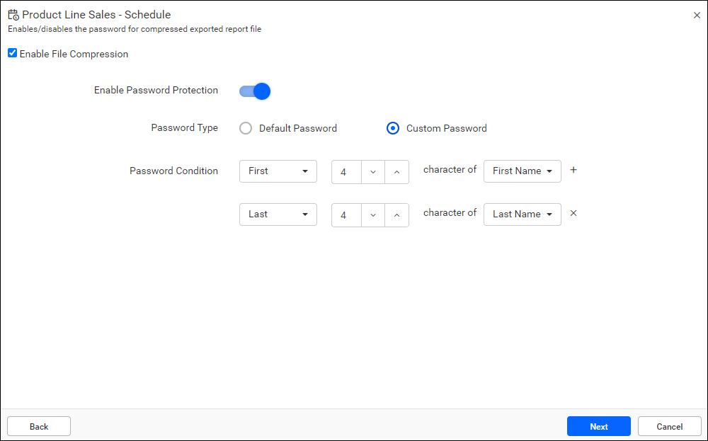 Custom Password
