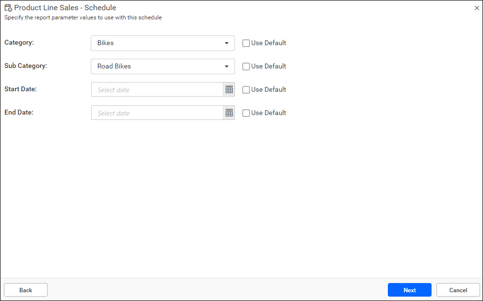 Set Parameter