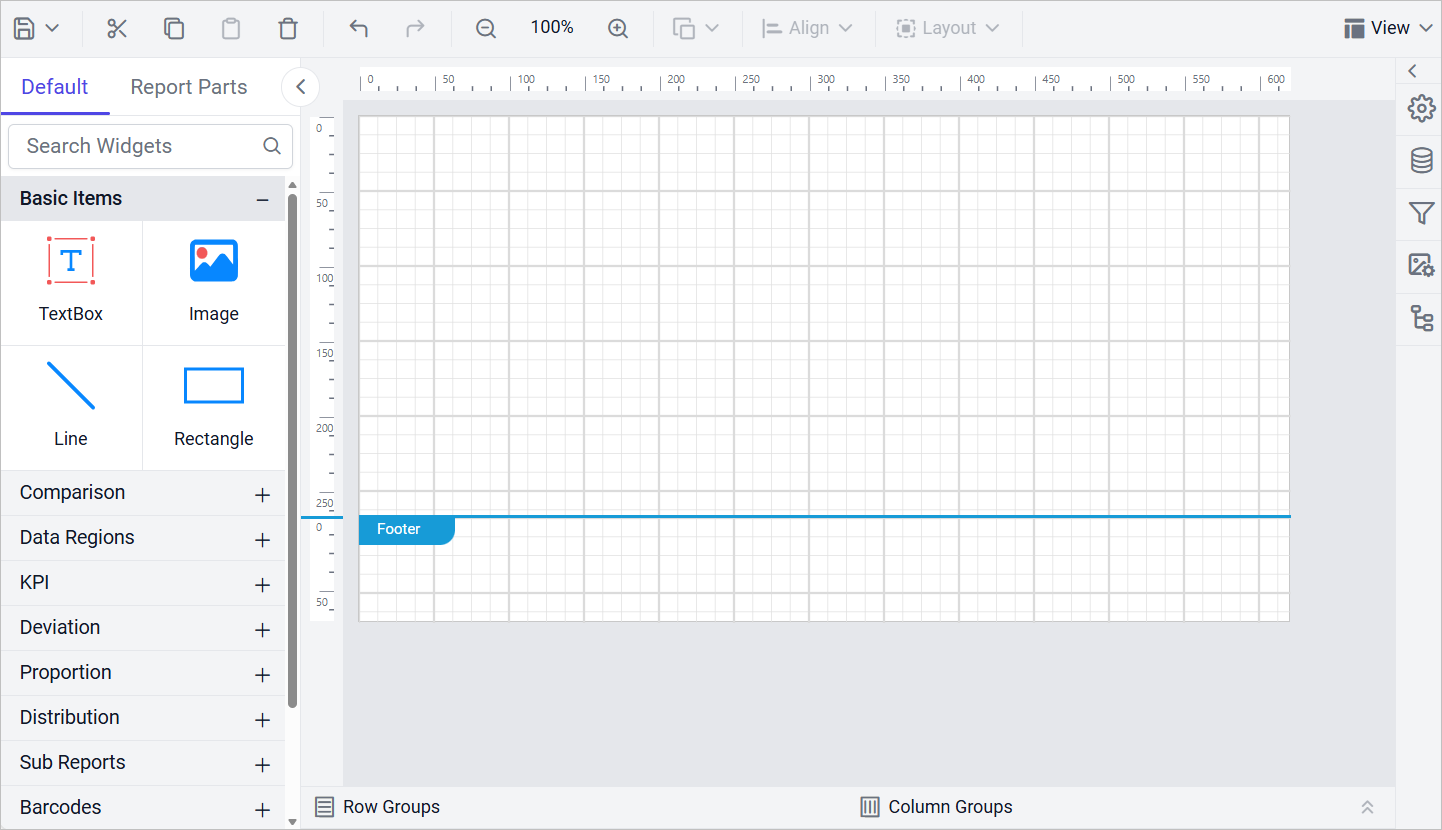 Report designer