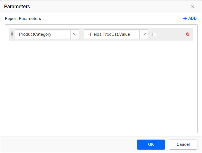Provide parameter value