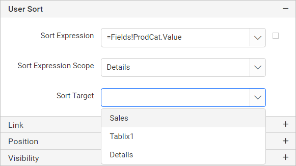 Sorting properties