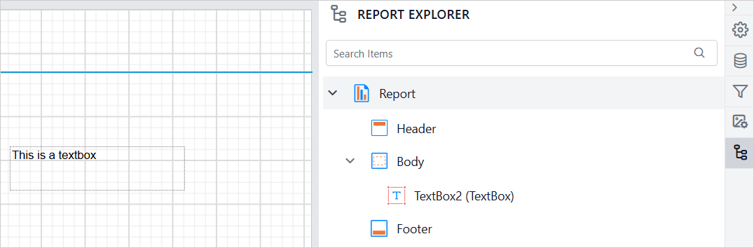 Dynamic updates in Report Explorer when removing items