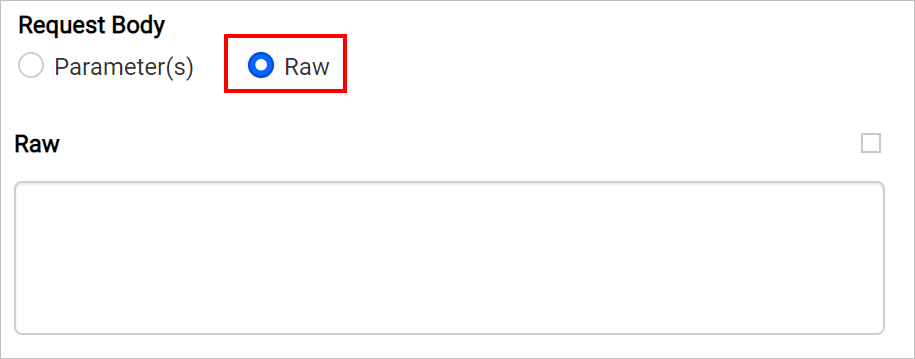 Pass parameters for post action
