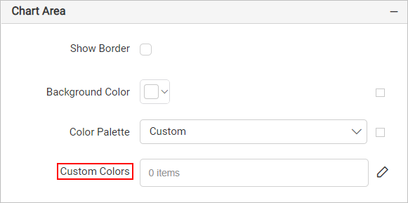 Custom color palette field