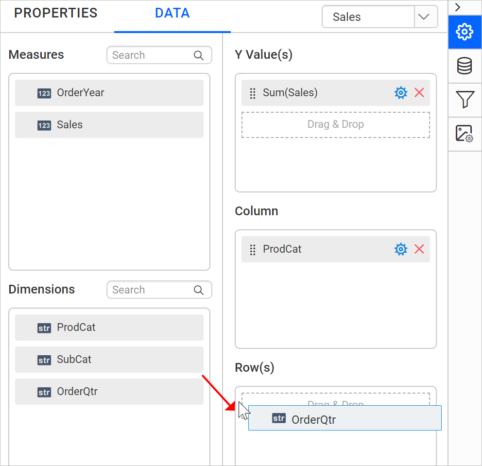 Achieve grouping by row values