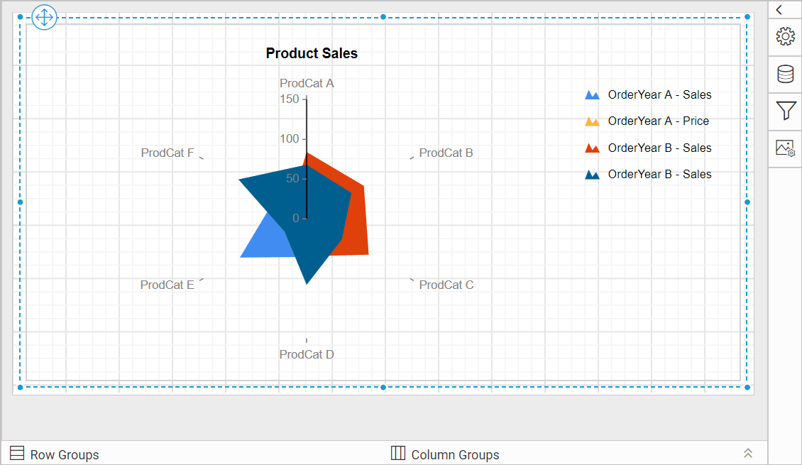 Preview icon in design view