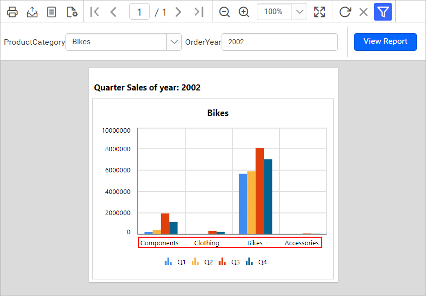 Filter dialog