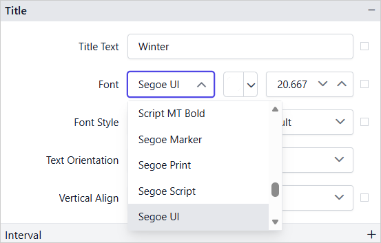 Font Family