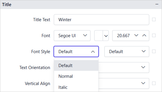Font Styles
