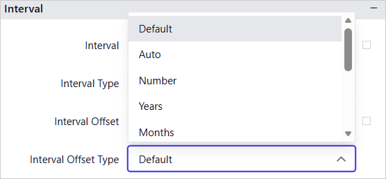 Interval Offset Type