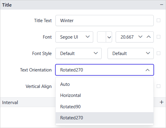 Text Orientation