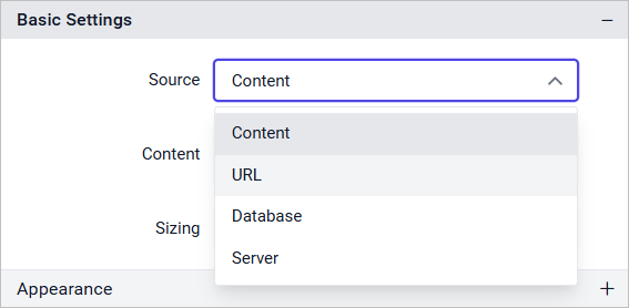 html source property