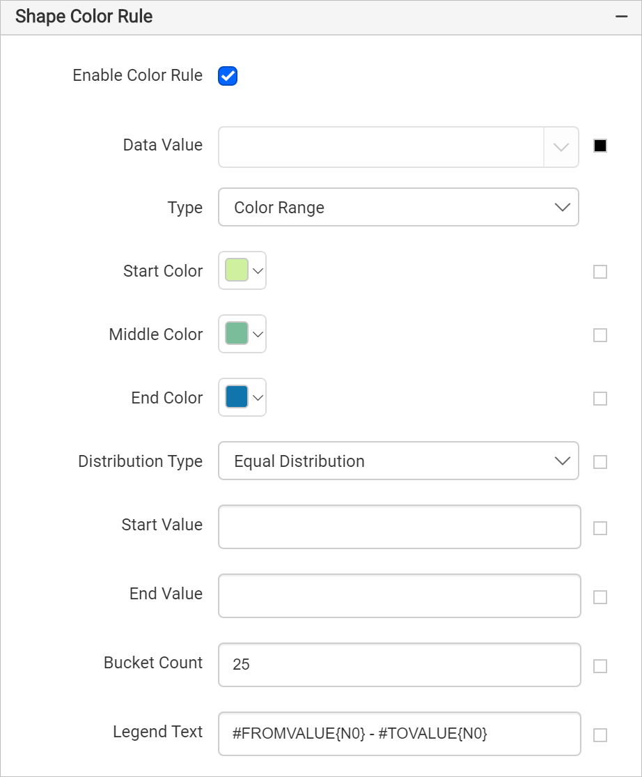 Design map color range rule | Bold Reports Cloud Reporting