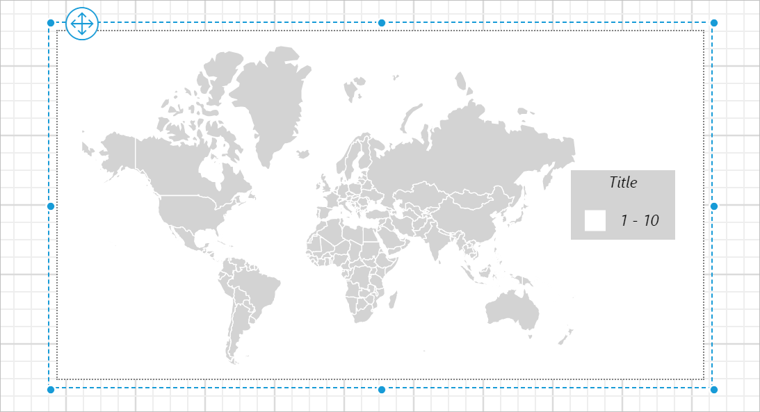 Legend in map surface