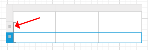 Tablix listed in item panel