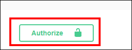 Authorize button