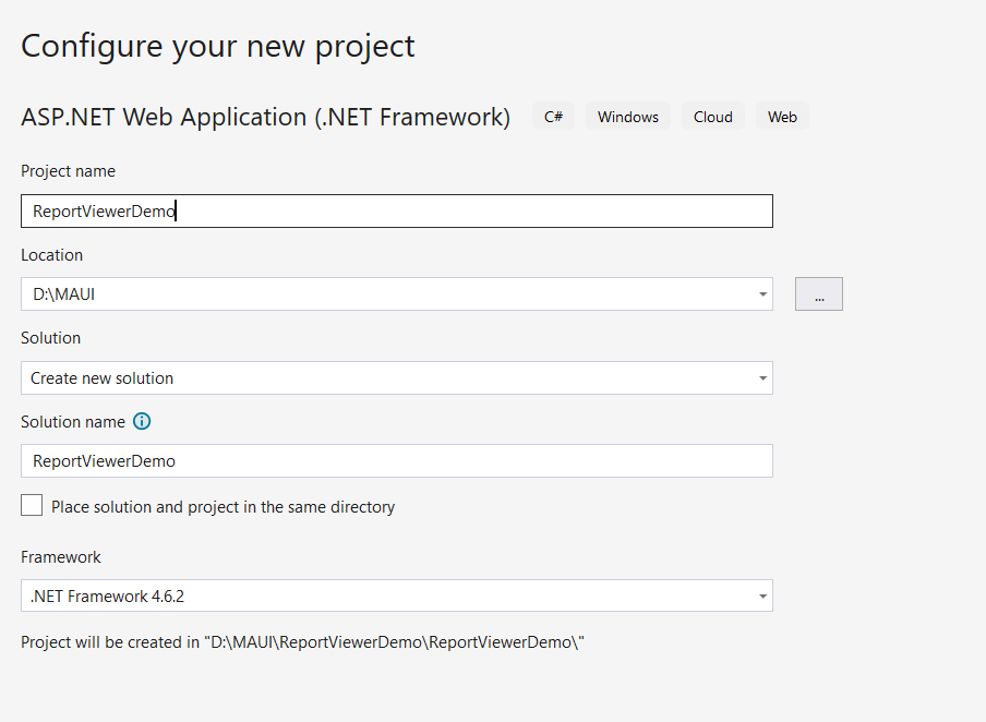 Asp.Net MVC5 project template