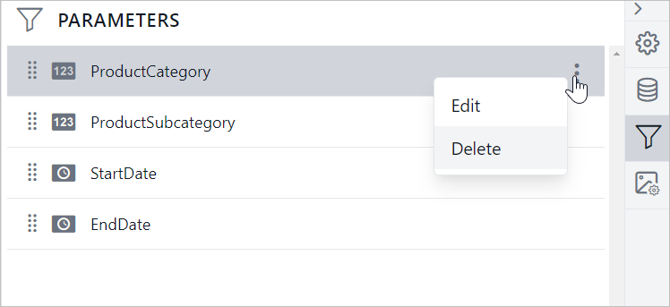 Open context menu