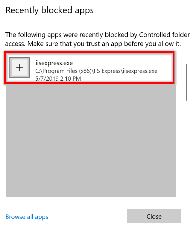 recently-blocked-apps